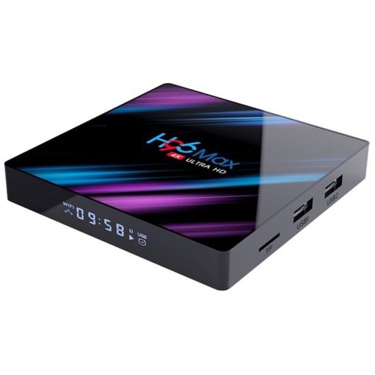 H96 Max 4K 8K UHD Android 9.0 IPTV Box 4 GB RAM 32 GB Internminne - Bild 2